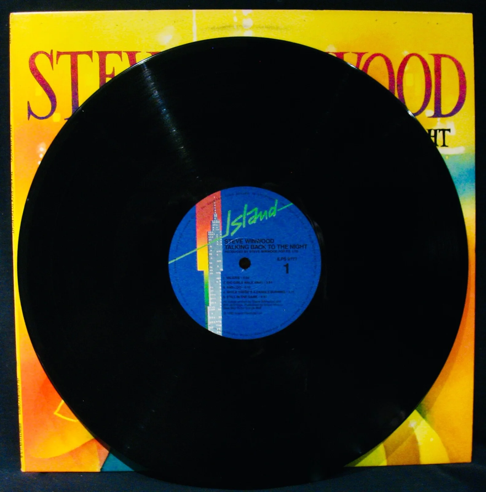 STEVE WINWOOD~TALKING BACK TO THE NIGHT Album~Valerie~Traffic~Blind Faith, изображение 2