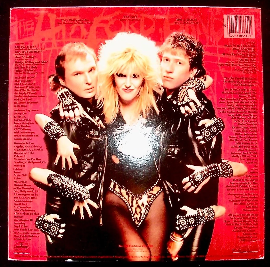 LITA FORD~Signed OUT FOR BLOOD Album~The Runaways~Near Mint! MERCURY Records, изображение 2