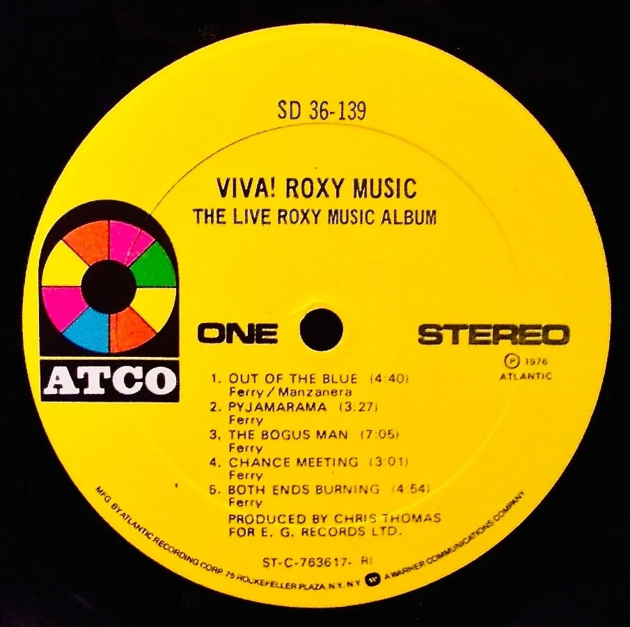 ROXY MUSIC~Bryan Ferry & Phil Manzanera Signed VIVA! Album~Near Mint!, изображение 2