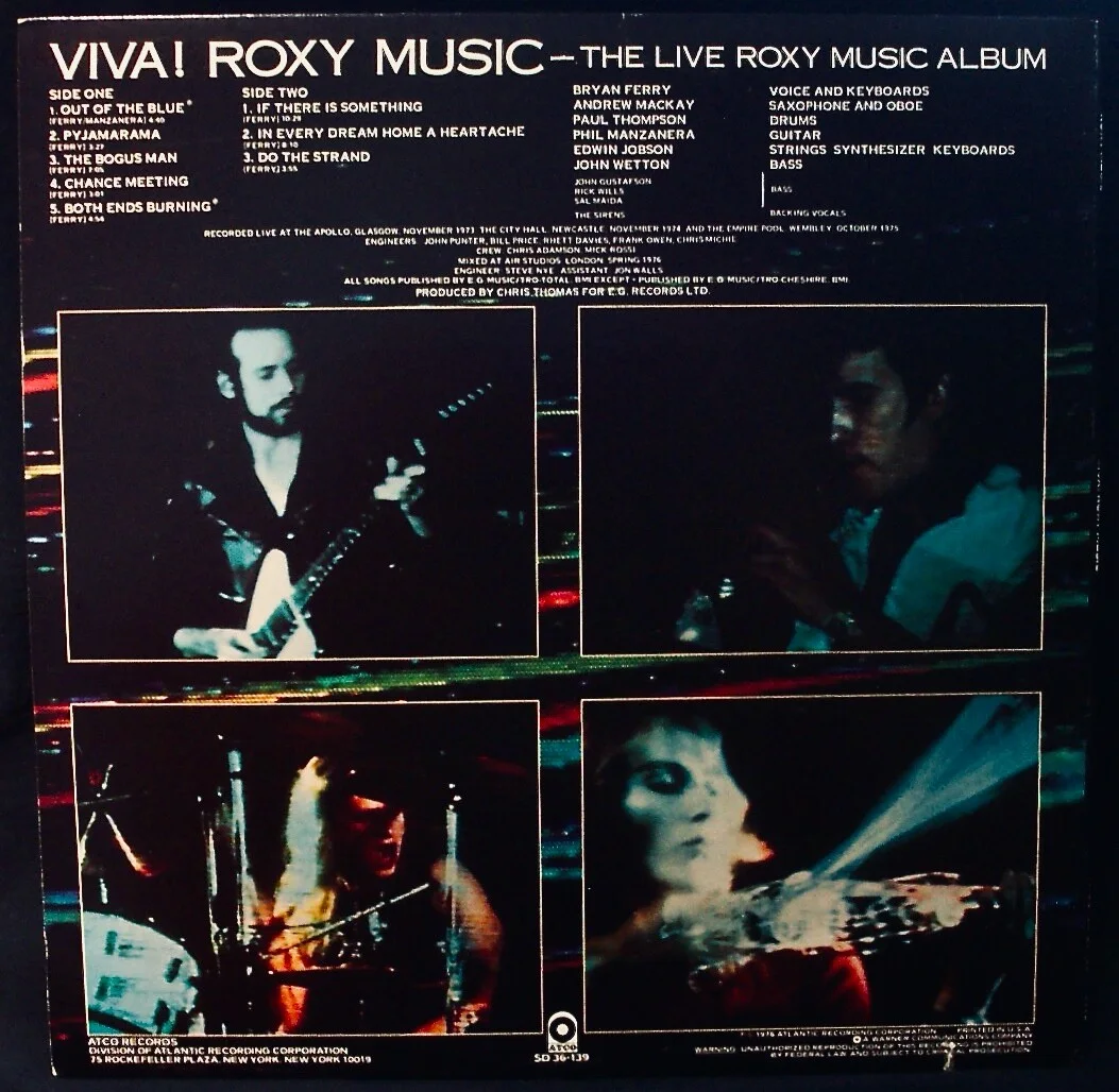 ROXY MUSIC~Bryan Ferry & Phil Manzanera Signed VIVA! Album~Near Mint!, изображение 5