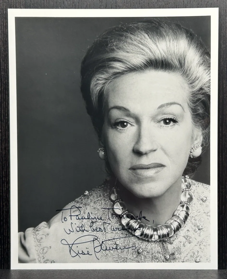RISE STEVENS SIGNED 8x10 PHOTO Original Autograph JSA Metropolitan Opera Singer, image 2