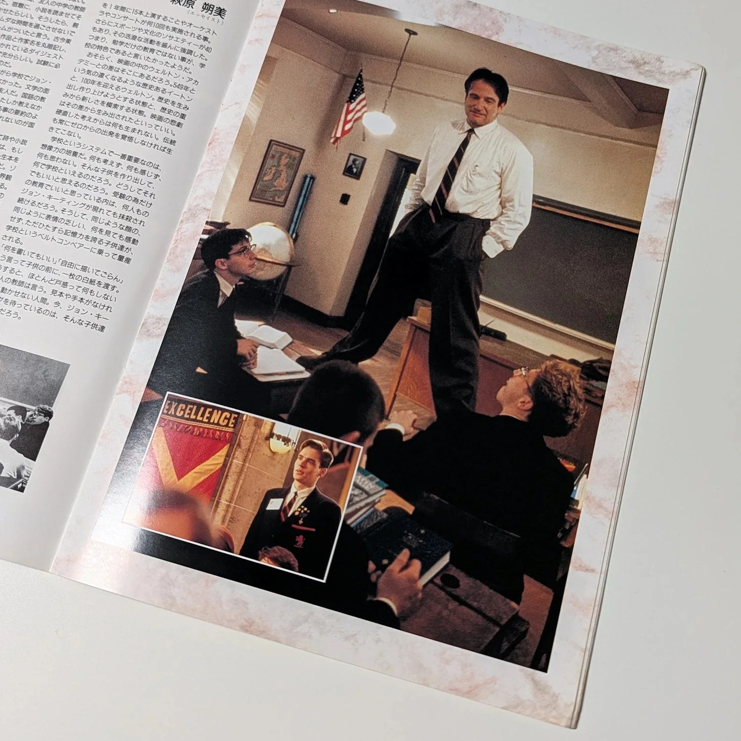 DEAD POETS SOCIETY (1989) Vintage Japanese Movie Programme! Ethan Hawke 24 pages, изображение 2