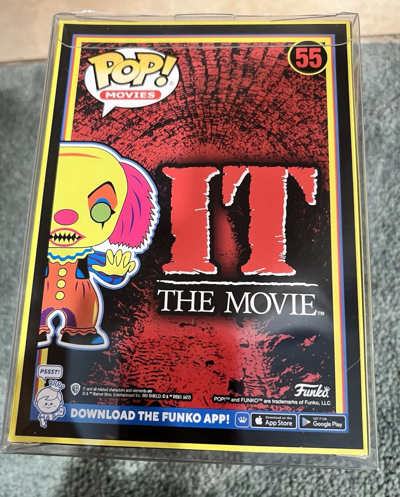 Tim Curry — Tim Curry Autographed Signed Funko Pop Blacklight Pennywise Beckett COA #55, image 4