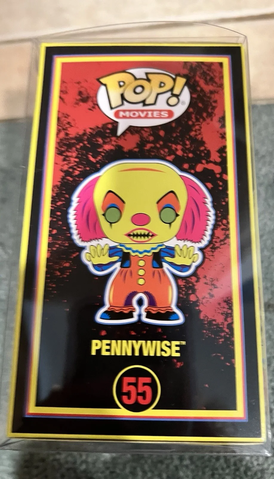 Tim Curry — Tim Curry Autographed Signed Funko Pop Blacklight Pennywise Beckett COA #55, image 5