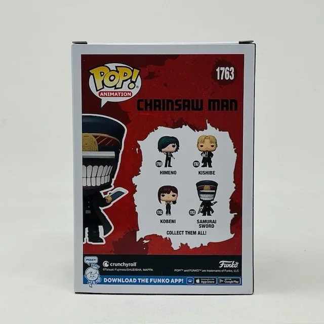 Jason Marnocha Autographed Samurai Sword Chainsaw Man Funko Pop #1763 OCCM, изображение 4
