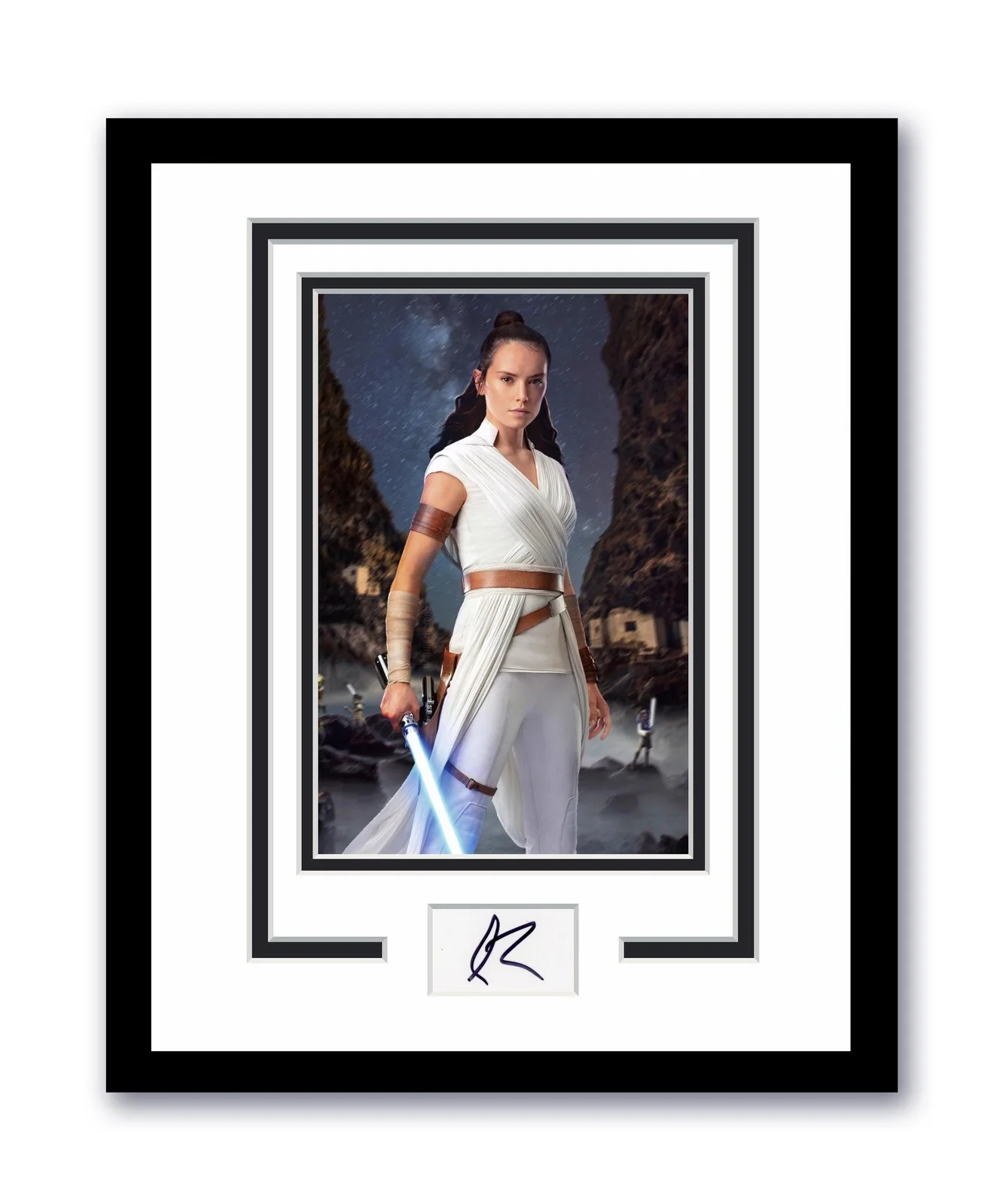 Daisy Ridley — Star Wars Rey Daisy Ridley Autographed Signed 11x14 Framed Photo ACOA