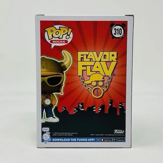 Flavor Flav Autographed Rapper Public Enemy Funko Pop Rocks #310 JSA Witness, изображение 4
