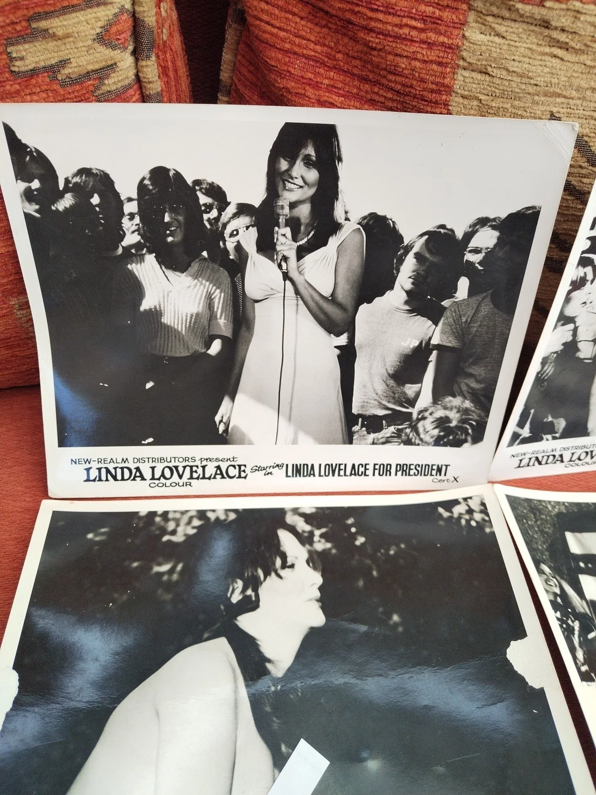 Linda Lovelace For President / 1975 / Full Original UK Lobby Card Set 8x Cards, изображение 5