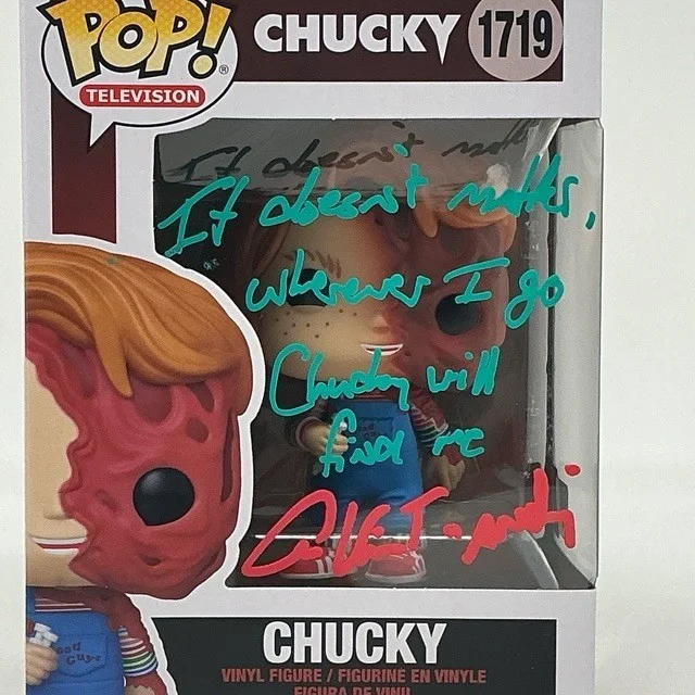 Alex Vincent — Alex Vincent Signed Chucky Killer Horror Show Chucky Funko Pop TV #1719 OCCM, изображение 2