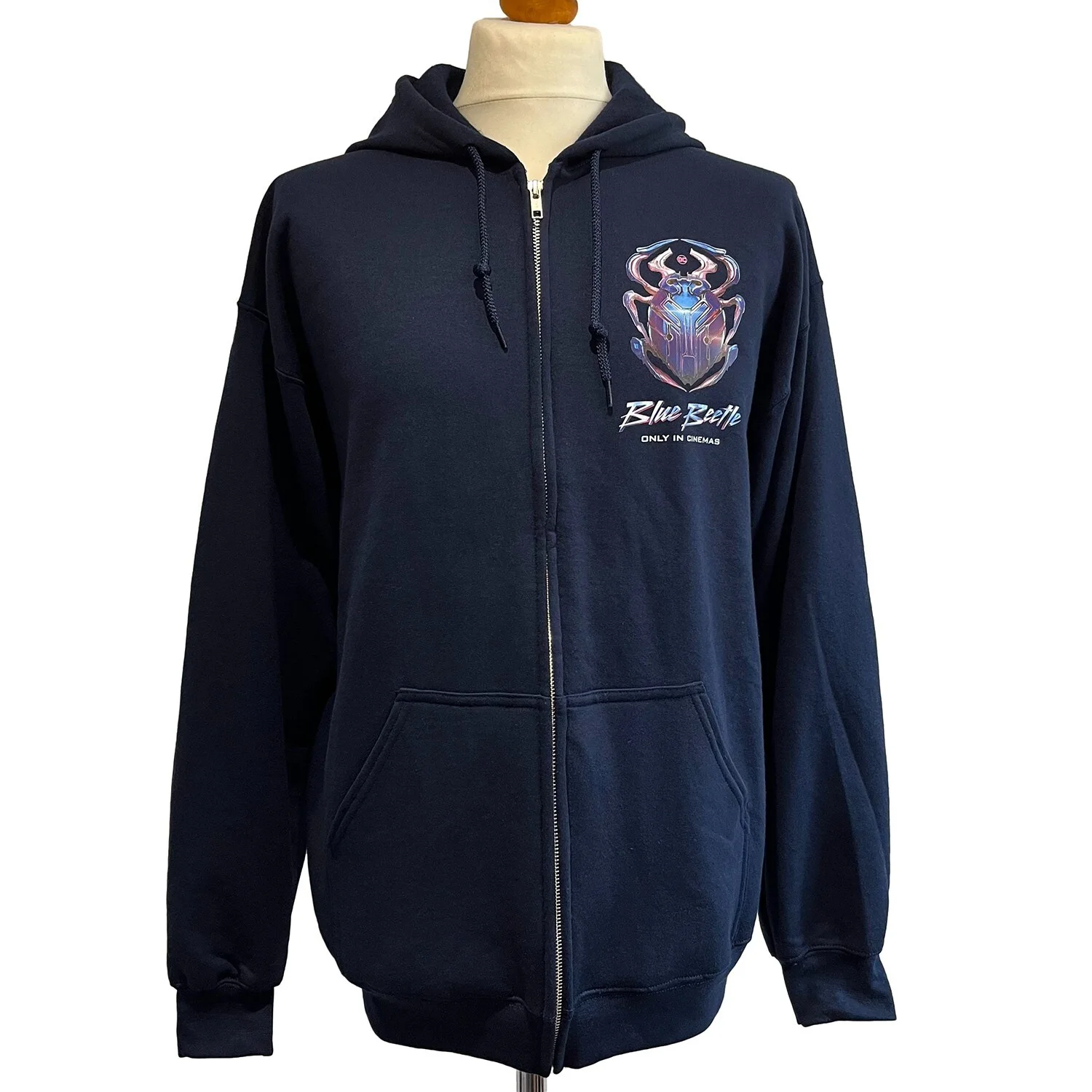 Blue Beetle Hoodie Sweatshirt L Movie Film Promotional Promo DC Studios Merch, изображение 2