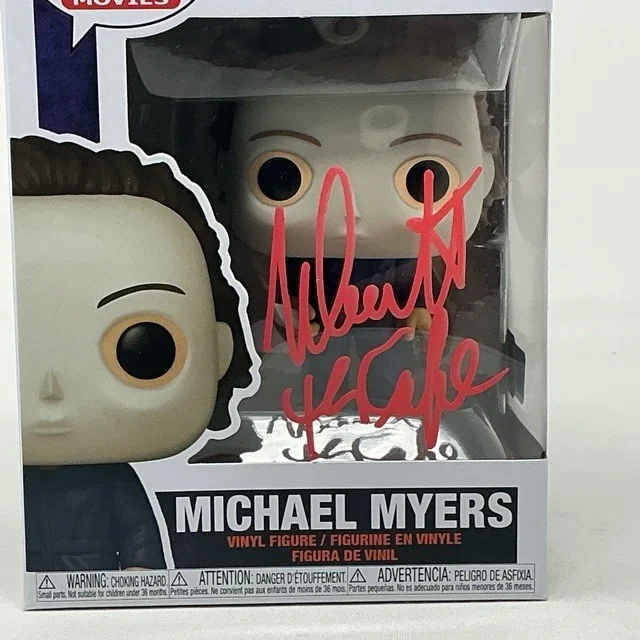 Nick Castle — Nick Castle Autographed Michael Myers Halloween Funko Pop #1156 OCCM, изображение 2