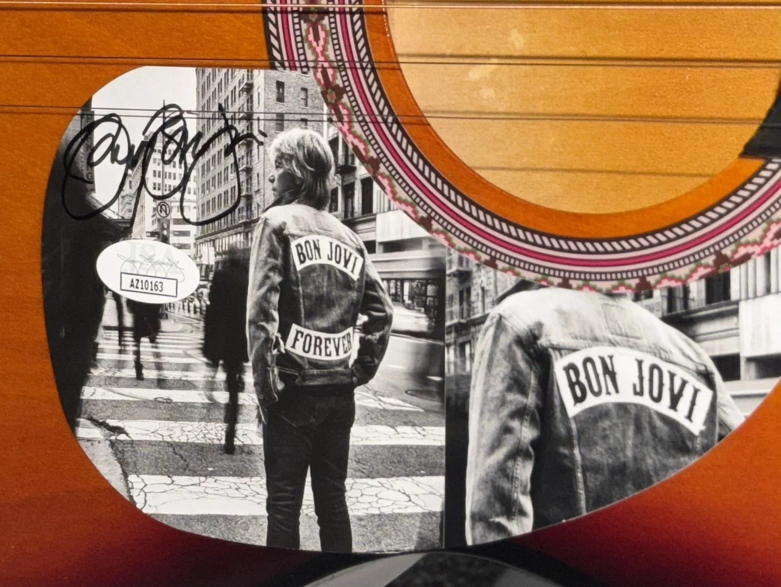 Jon Bon Jovi — Bon Jovi Signed Guitar COA Jon Bon Jovi Autograph JSA Hologram Auto VHTF
