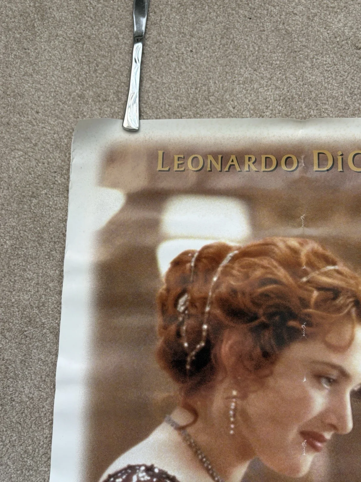 Titanic (1997) - Leonardo Di Caprio - Original UK Film Poster LARGE 119cm x 84cm, изображение 2