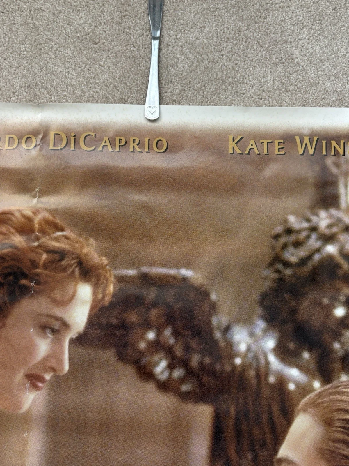 Titanic (1997) - Leonardo Di Caprio - Original UK Film Poster LARGE 119cm x 84cm, изображение 3