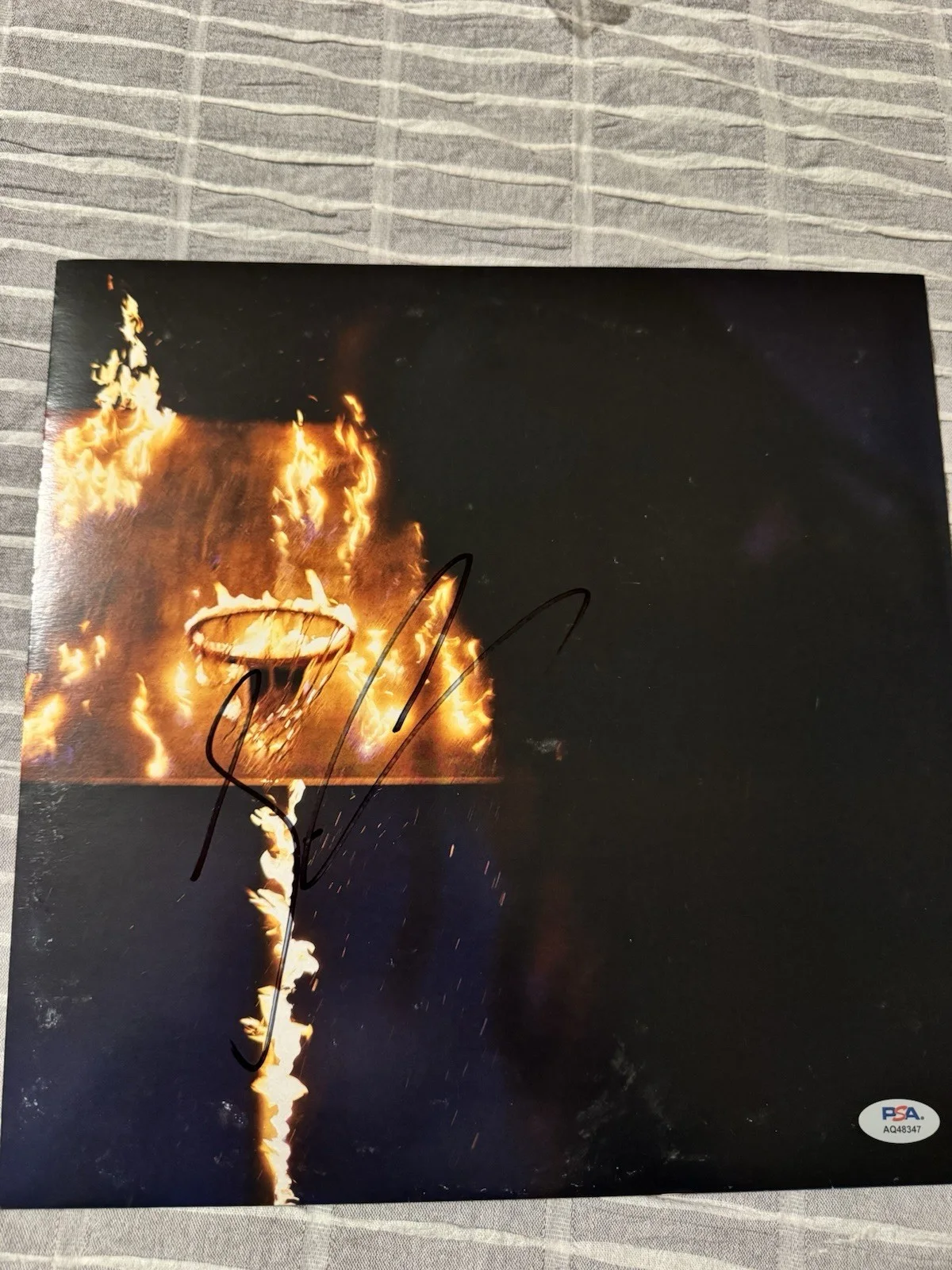 J COLE SIGNED VINYL INSERT THE OFF SEASON PSA COA AUTHENTIC AUTOGRAPH RAP MUSIC, изображение 2