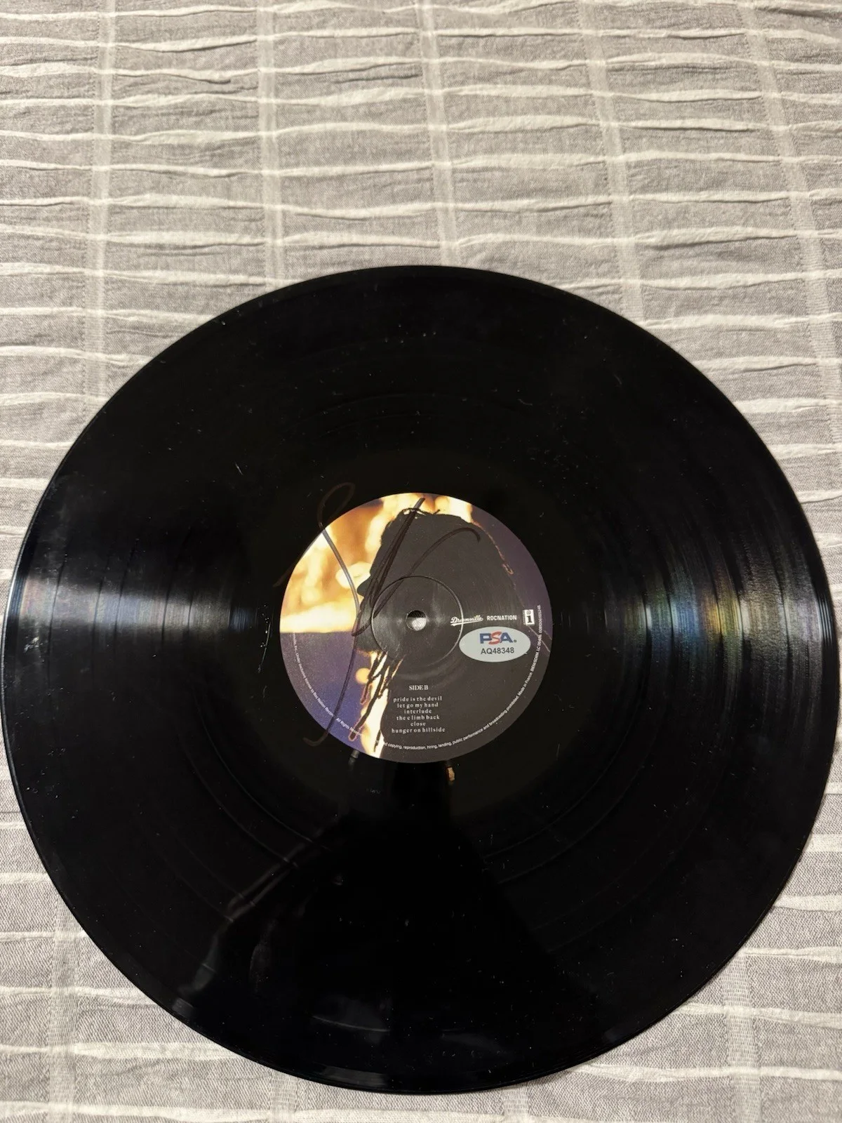 J COLE SIGNED VINYL DISC THE OFF SEASON PSA COA AUTHENTIC AUTOGRAPH RAP MUSIC, изображение 3