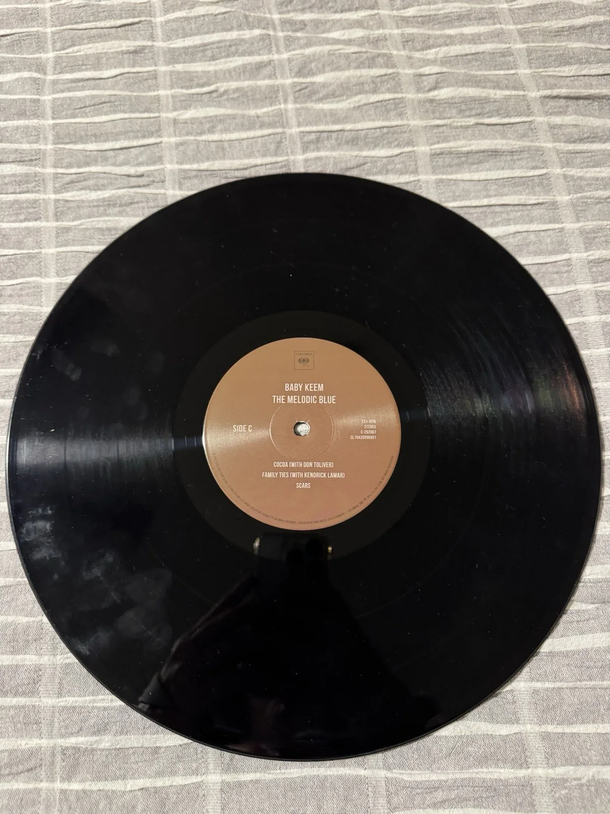 BABY KEEM SIGNED VINYL DISC THE MELODIC BLUES RECORD PSA COA AUTHENTIC AUTOGRAPH, image 4
