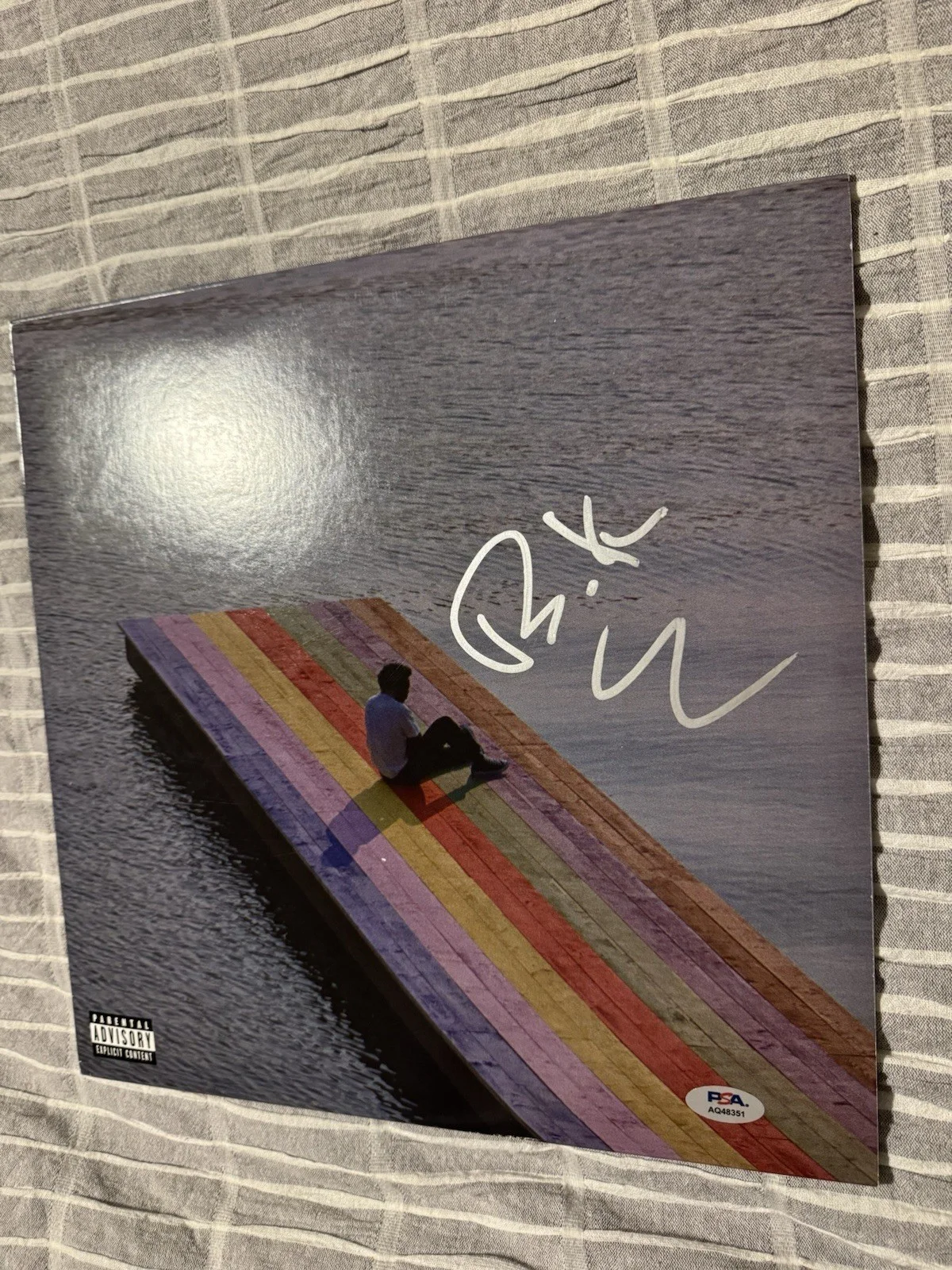 BABY KEEM SIGNED VINYL LP THE MELODIC BLUE ALBUM PSA COA AUTOGRAPH AUTHENTIC RAP, image 2