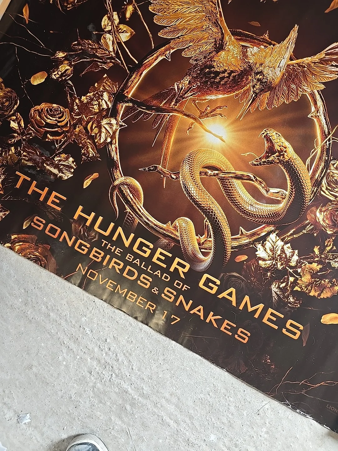 The Hunger Games: The Ballad of Songbirds & Snakes - Original Rolled UK D/S Quad, изображение 2