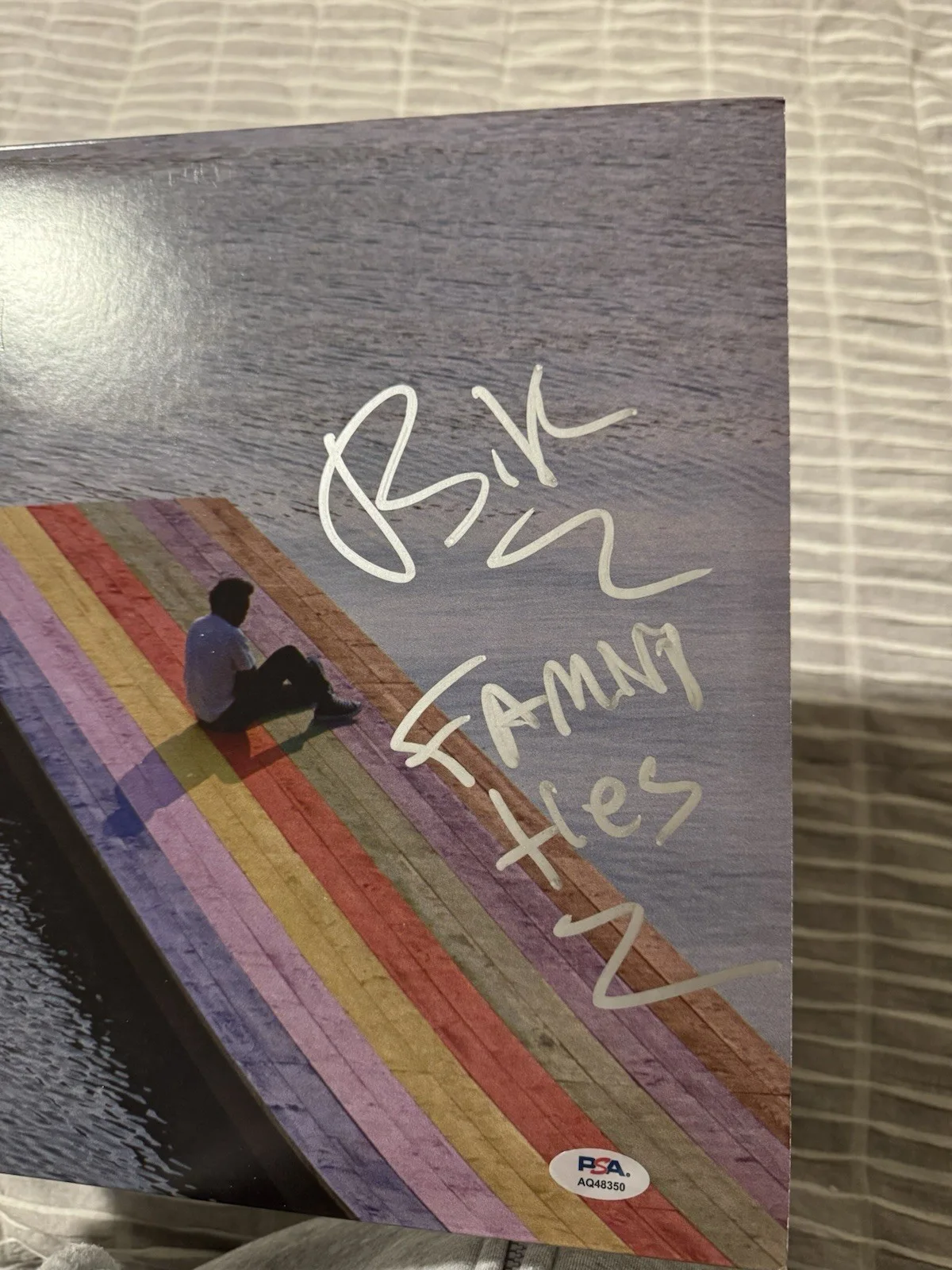 BABY KEEM SIGNED VINYL LP THE MELODIC BLUE ALBUM PSA COA AUTOGRAPH FAMILY TIES, изображение 2