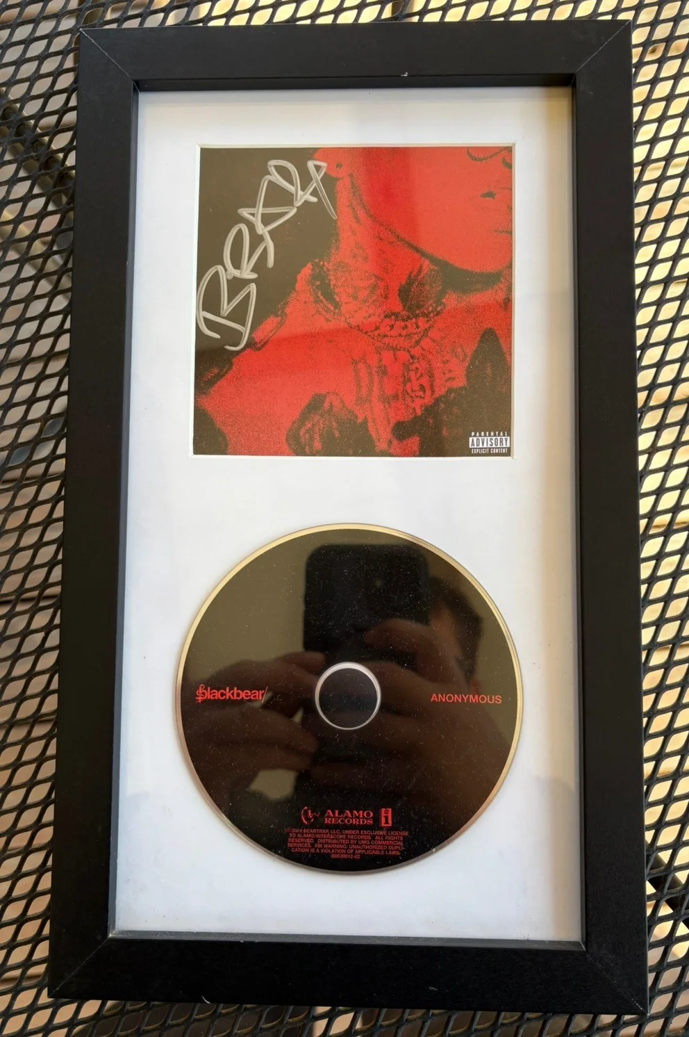 blackbear — blackbear Autographed Signed Framed CD Anonymous