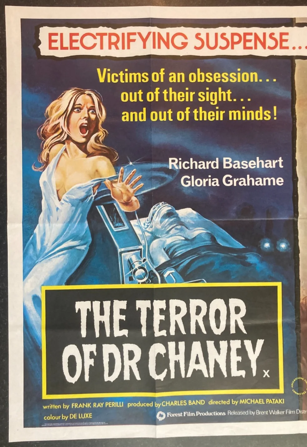 THE TERROR OF DR CHANEY & REVENGE OF THE DEAD (1977) D/Bill UK Quad Movie POSTER, изображение 3