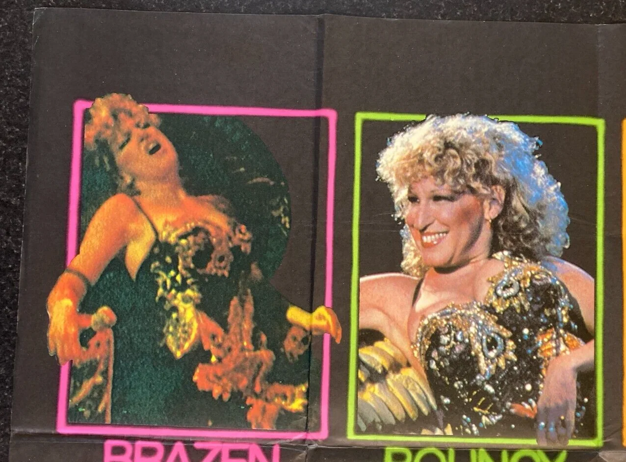 DIVINE MADNESS 1980 Original Cinema UK Quad Movie POSTER Bette Midler, изображение 5