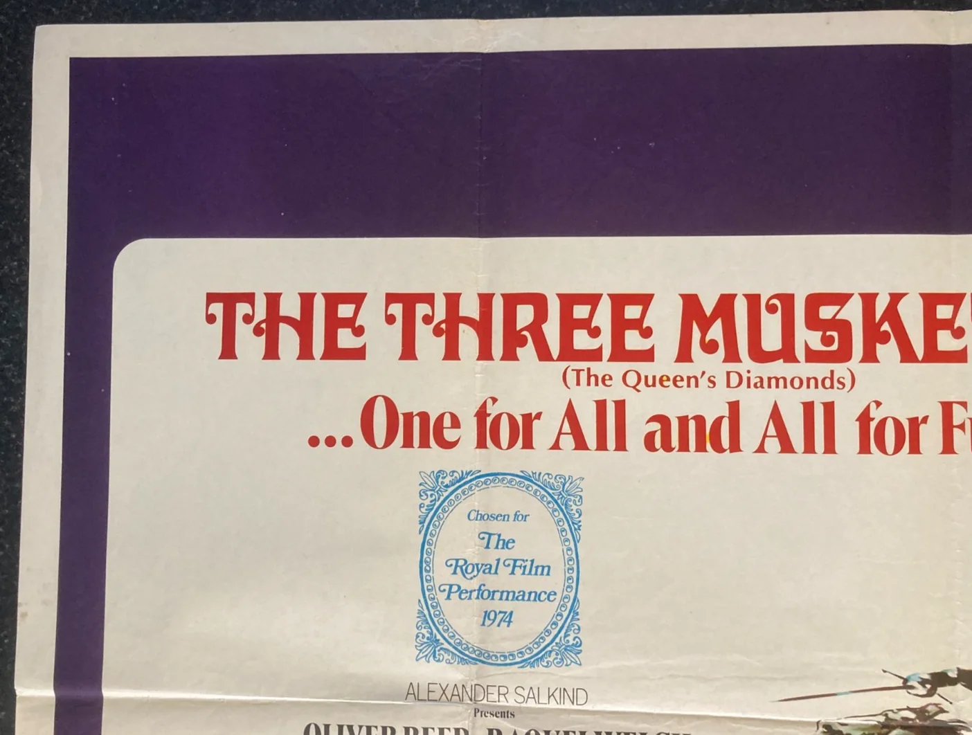 THE THREE MUSKETEERS 1973 Original Cinema UK Quad Movie POSTER Reed & Welch, изображение 5