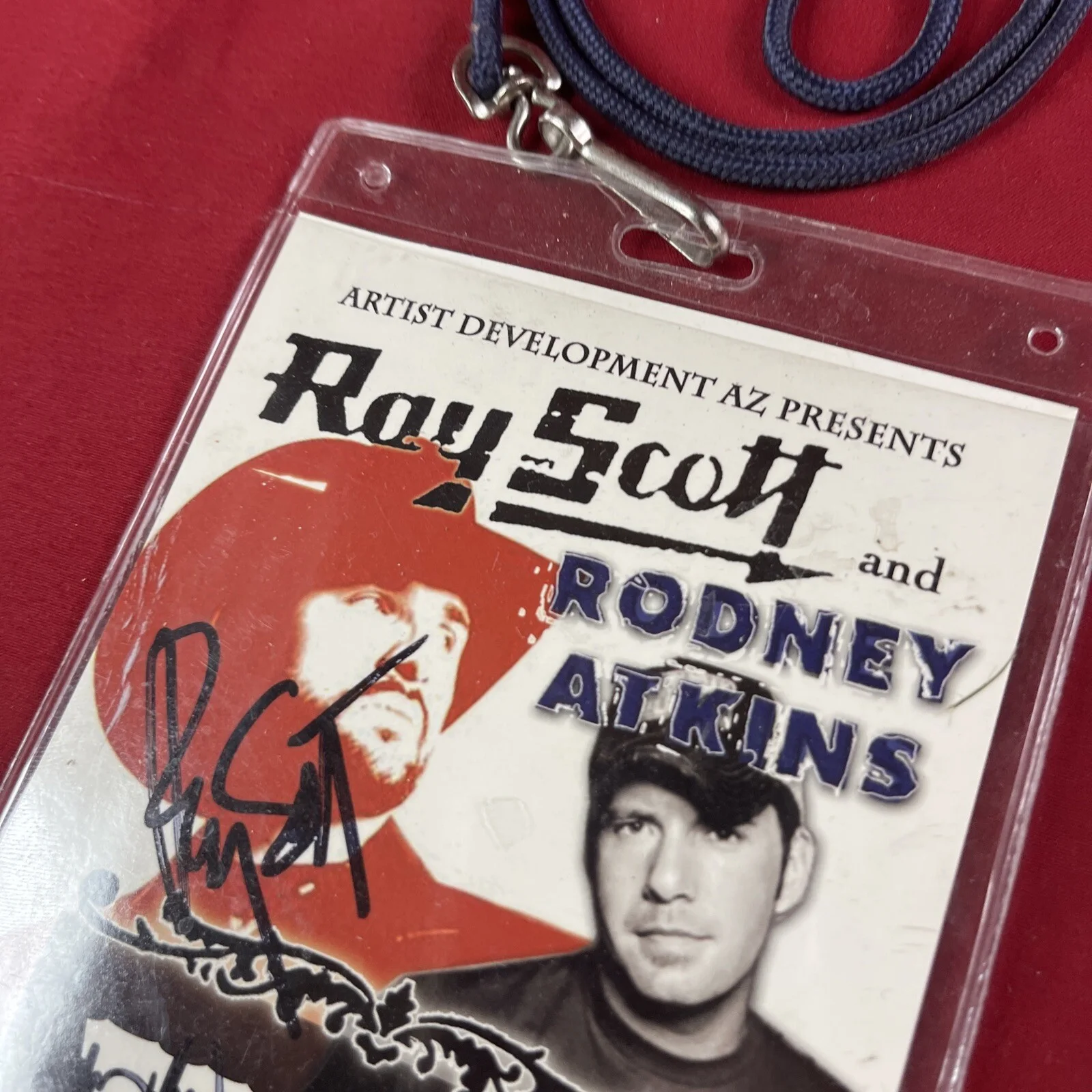 Ray Scott & Rodney Atkins Autographed VIP Concert Card W/Guitar Pick!, изображение 3