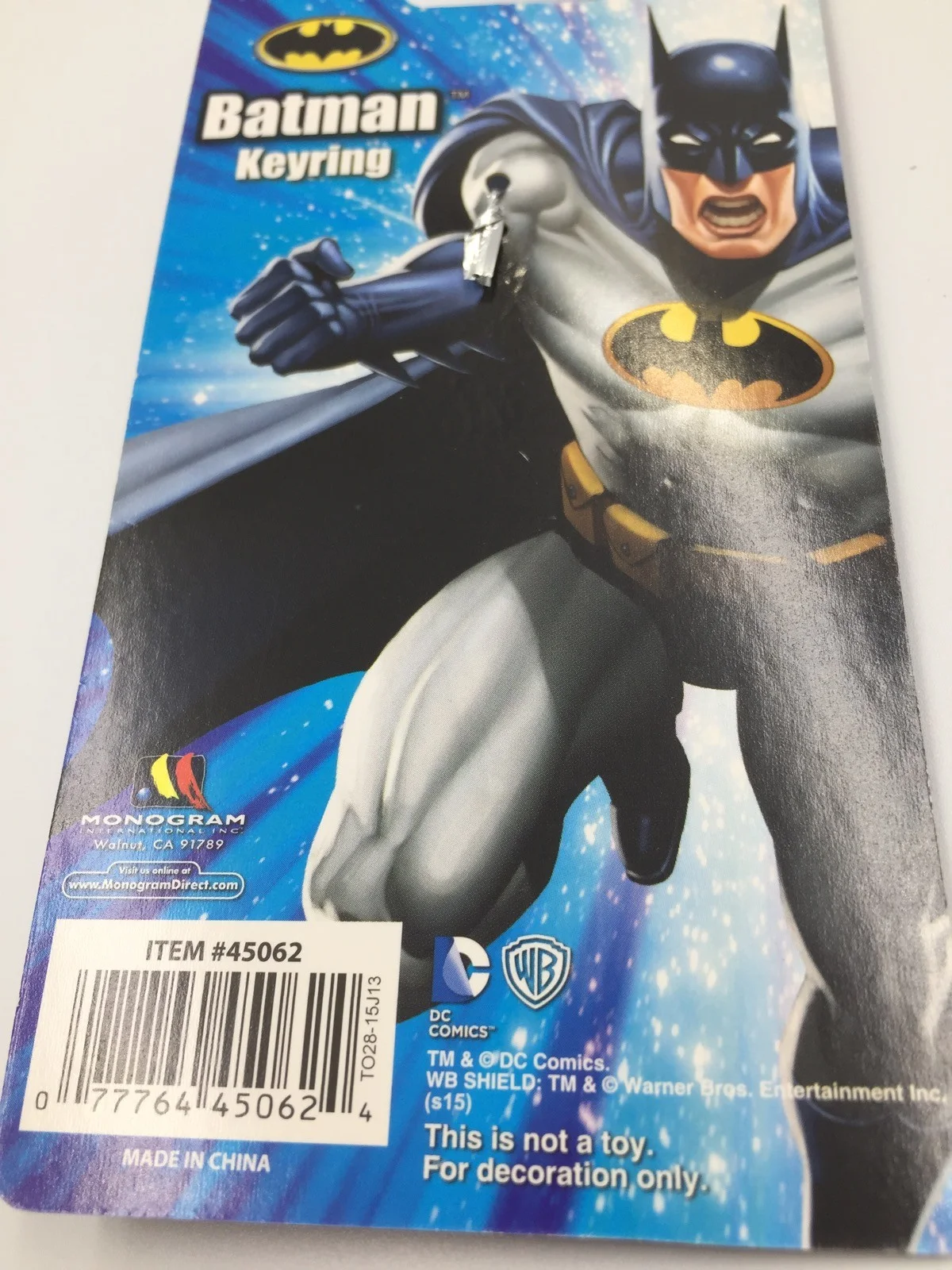 Batman Logo Keyring • Dc Comics • Keychain • Officially Licensed • New, image 3