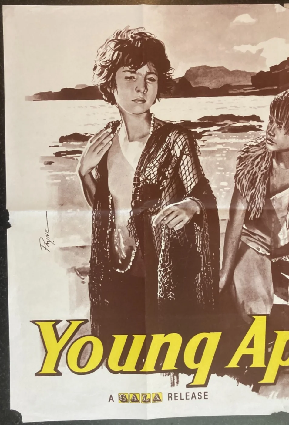 YOUNG APHRODITES 1963 Original Cinema UK Quad Movie POSTER GALA Greek Rare, изображение 3