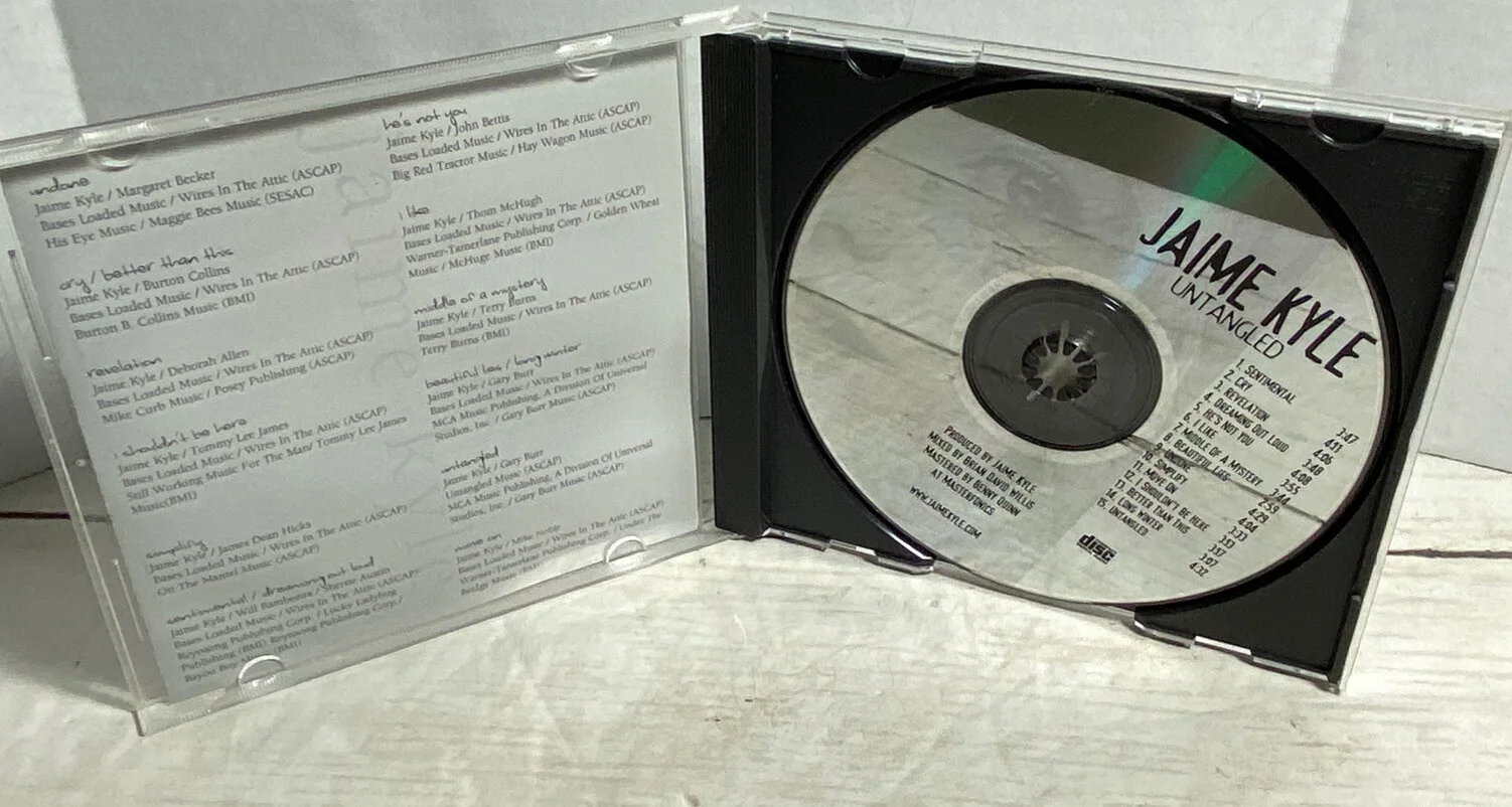 Jamie Kyle “untangled” CD Preowned Signed, изображение 4