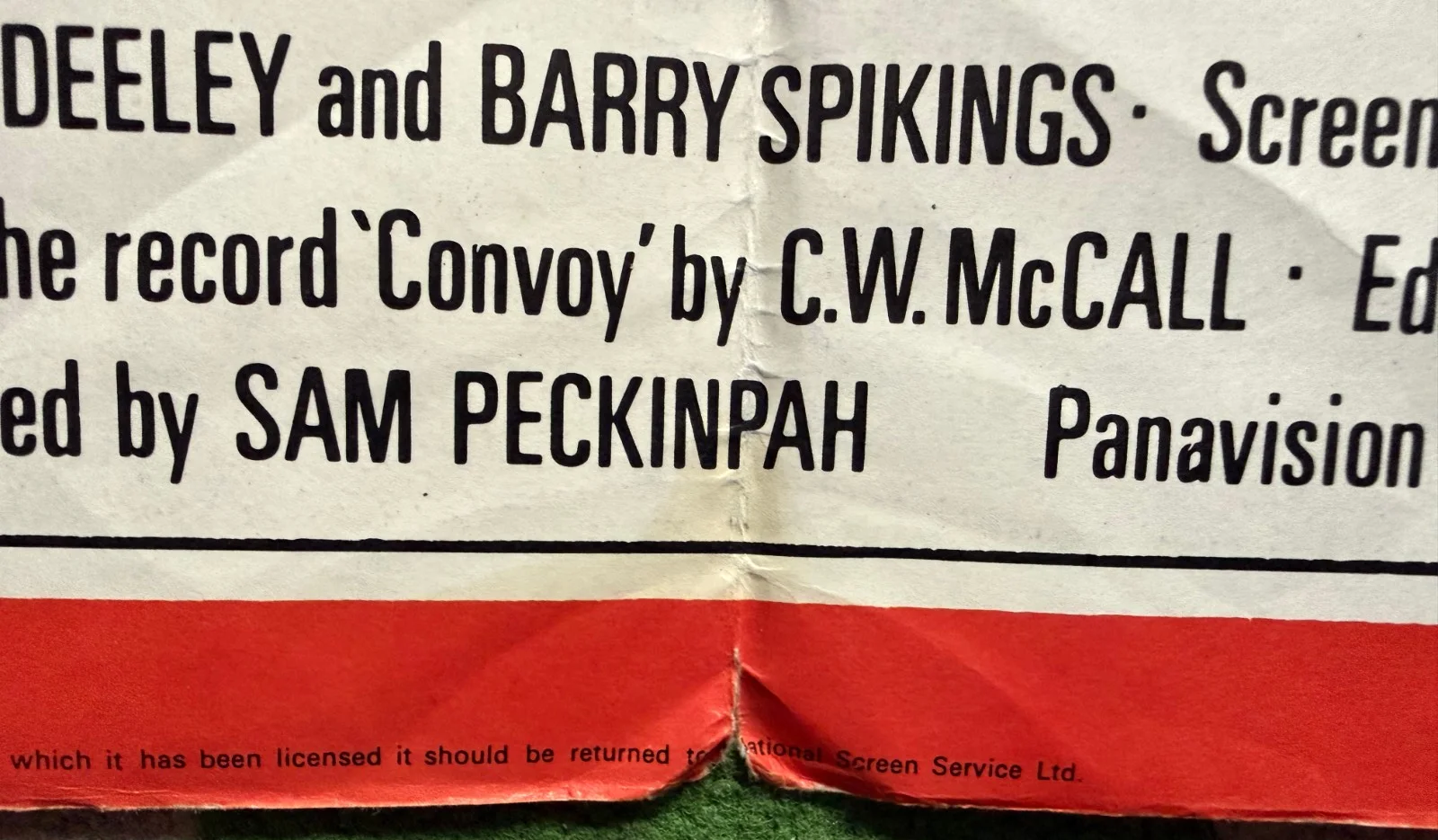 CONVOY / SWEENEY 2 ORIGINAL UK QUAD DOUBLE BILL FILM POSTER 1978 - 20x40 Inches, изображение 3