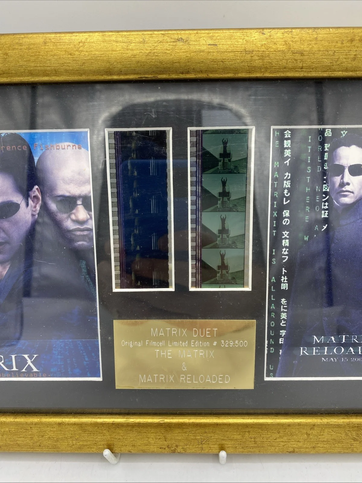 Matrix Duet Matrix & Matrix Reloaded Original Filmcell Ltd Edition 329/500, изображение 3