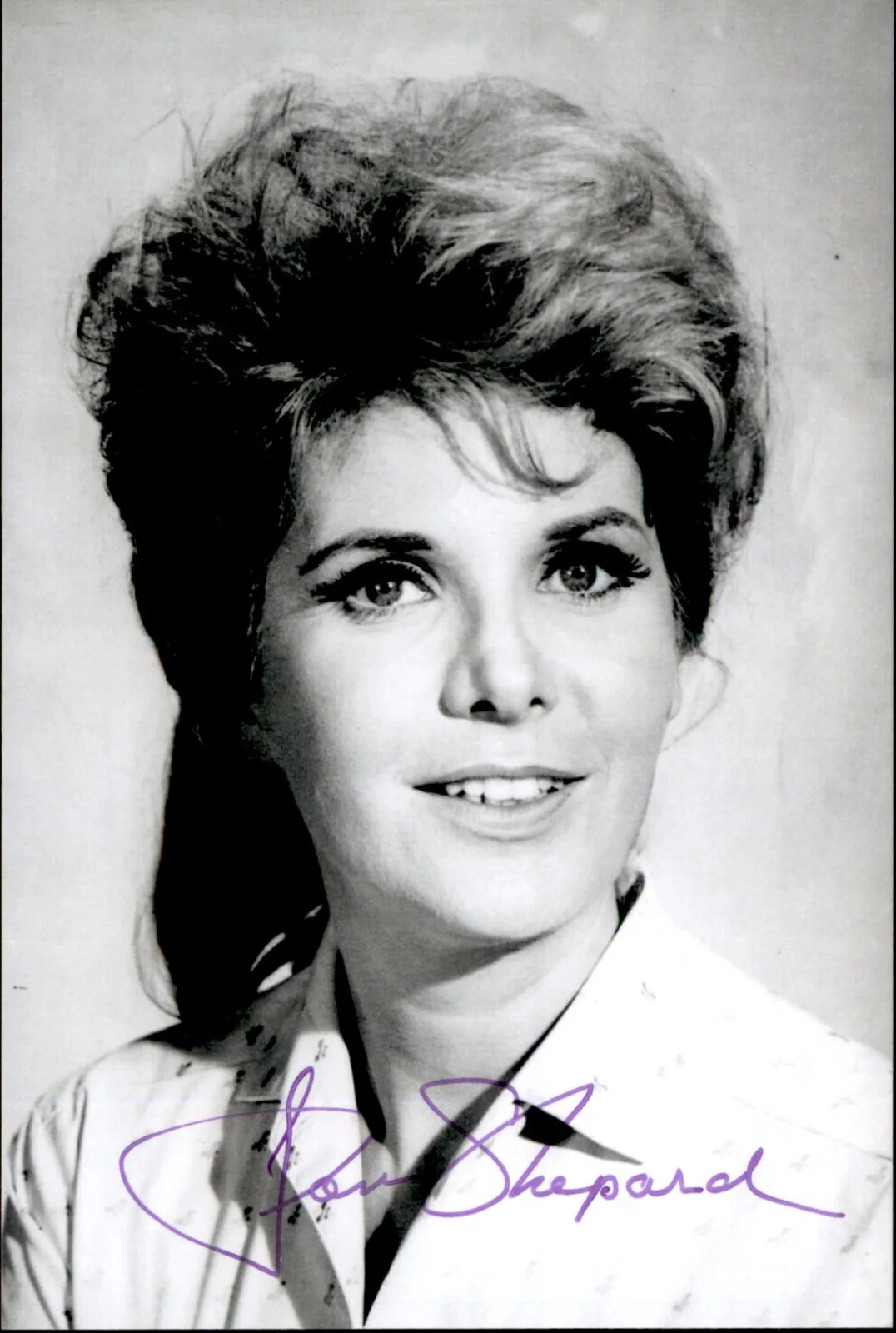 Jan Shepard — Jan Shepard Signed Autographed 4x6 Photo Actress / King Creole Elvis Presley #3