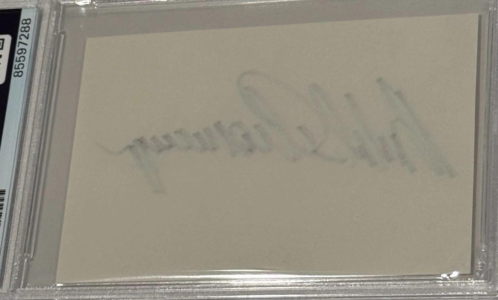 Arnold Schwarzenegger — Arnold Schwarzenegger Signed Cut Signature PSA Authentic Autograph, image 4