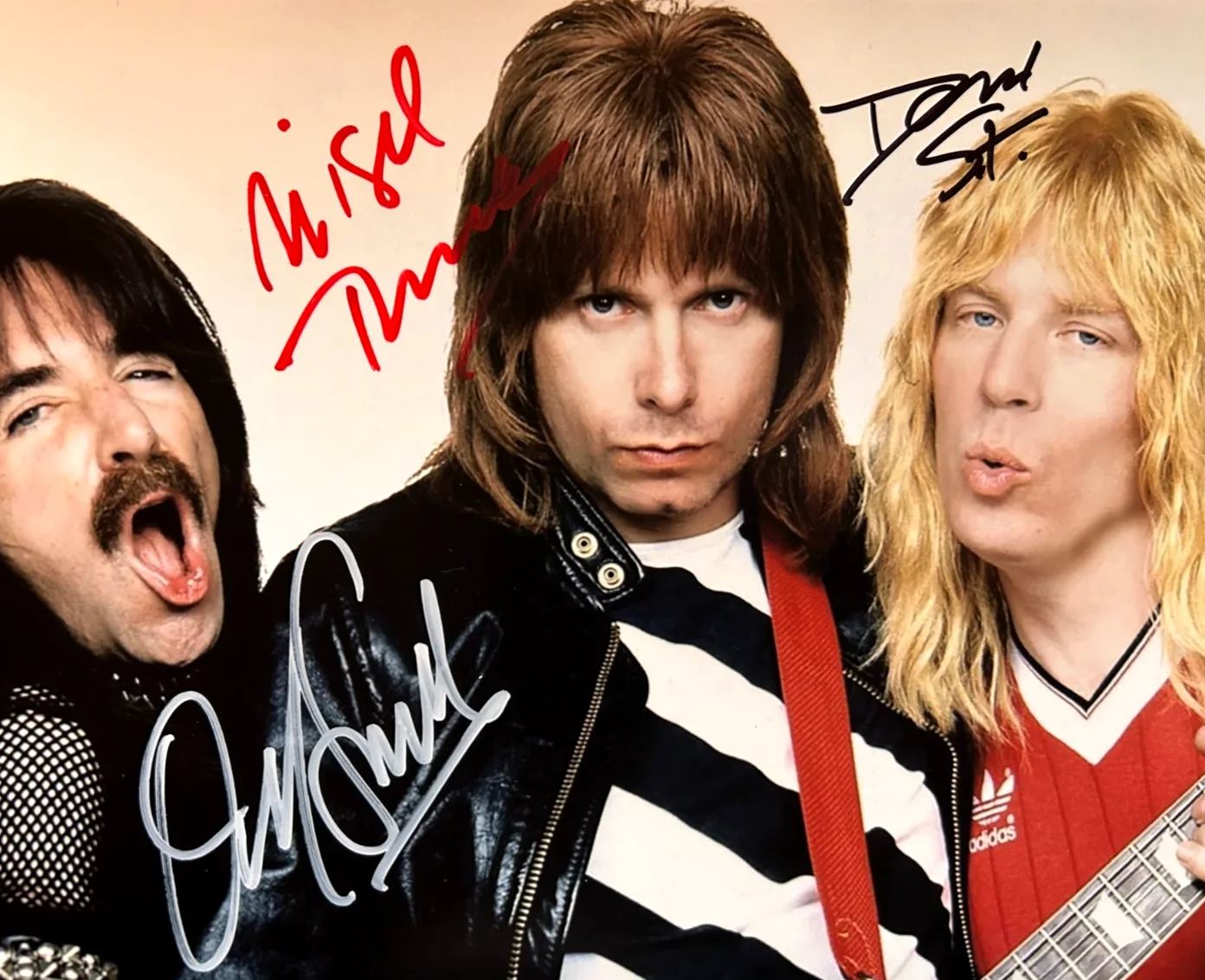 SPINAL TAP Signed 8x10" Authentic Original Autograph GENUINE w/COA, image 3