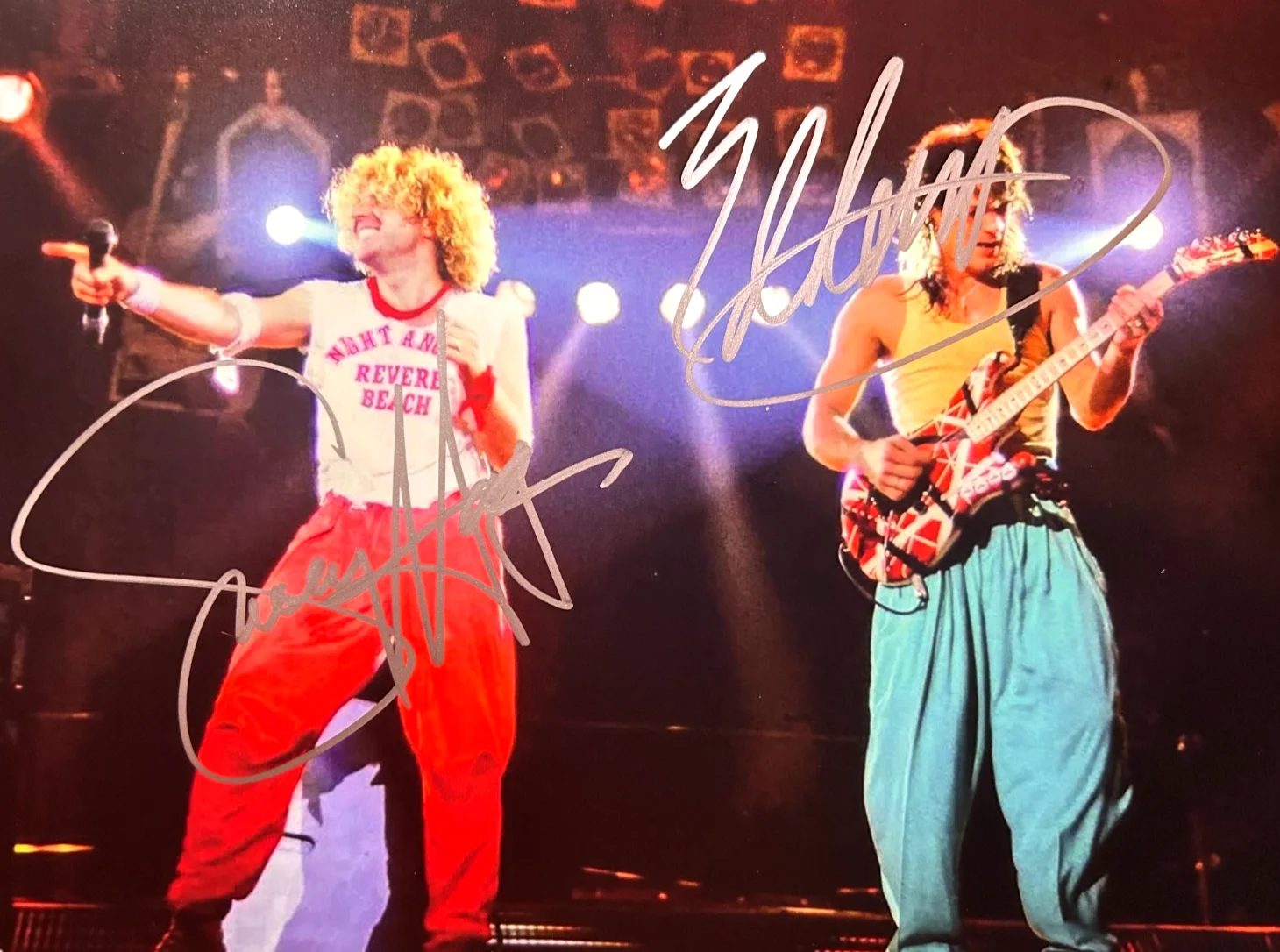 VAN HALEN Band Signed 8x10" Authentic Original Autograph GENUINE w/COA, image 3
