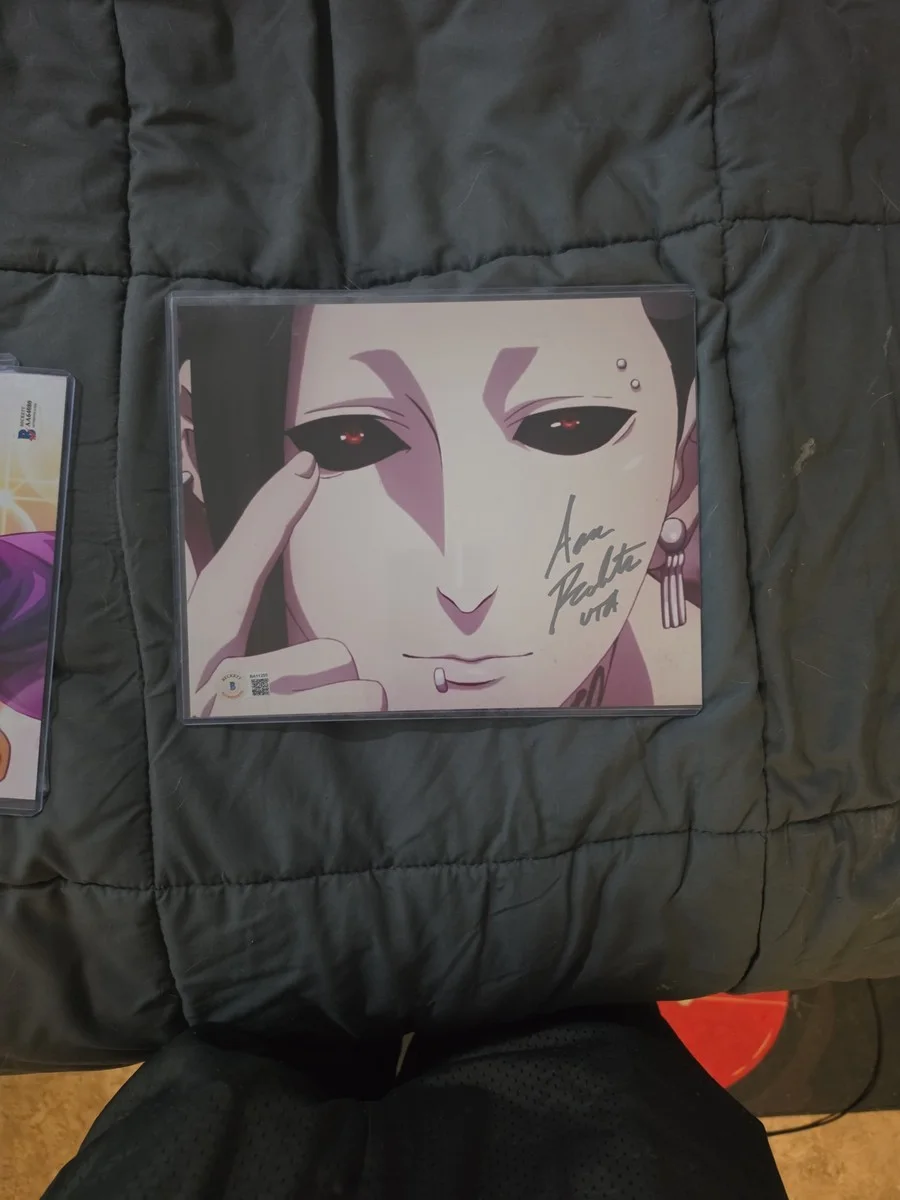 Aaron Roberts — Aaron Roberts Signed Uta Tokyo Ghoul 8x10 Photo Beckett Auth