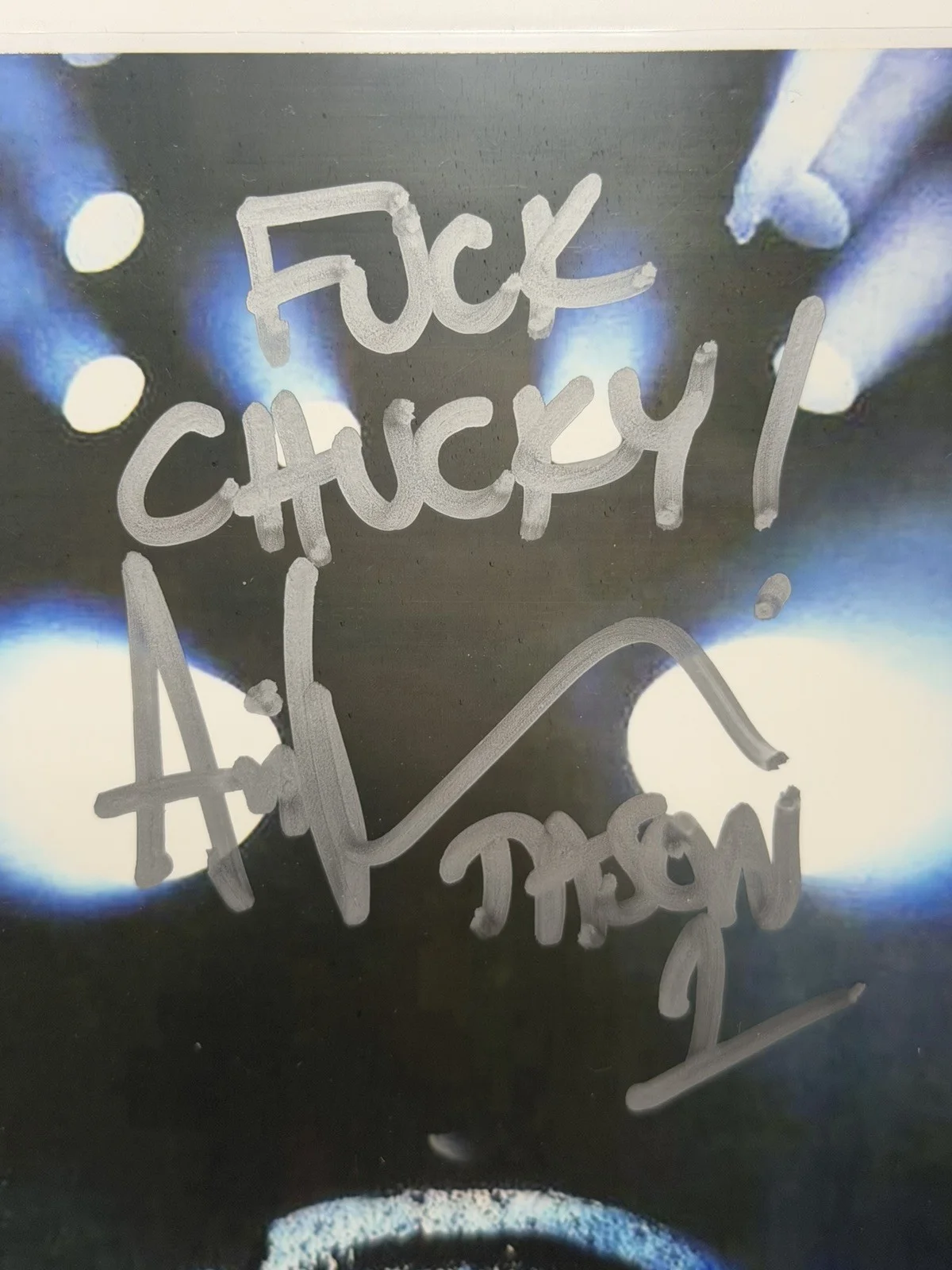 ARI LEHAM — ARI LEHAM Signed Friday The 13th 8X10 Photo Beckett (F### Chucky) COA 3W277310, изображение 2