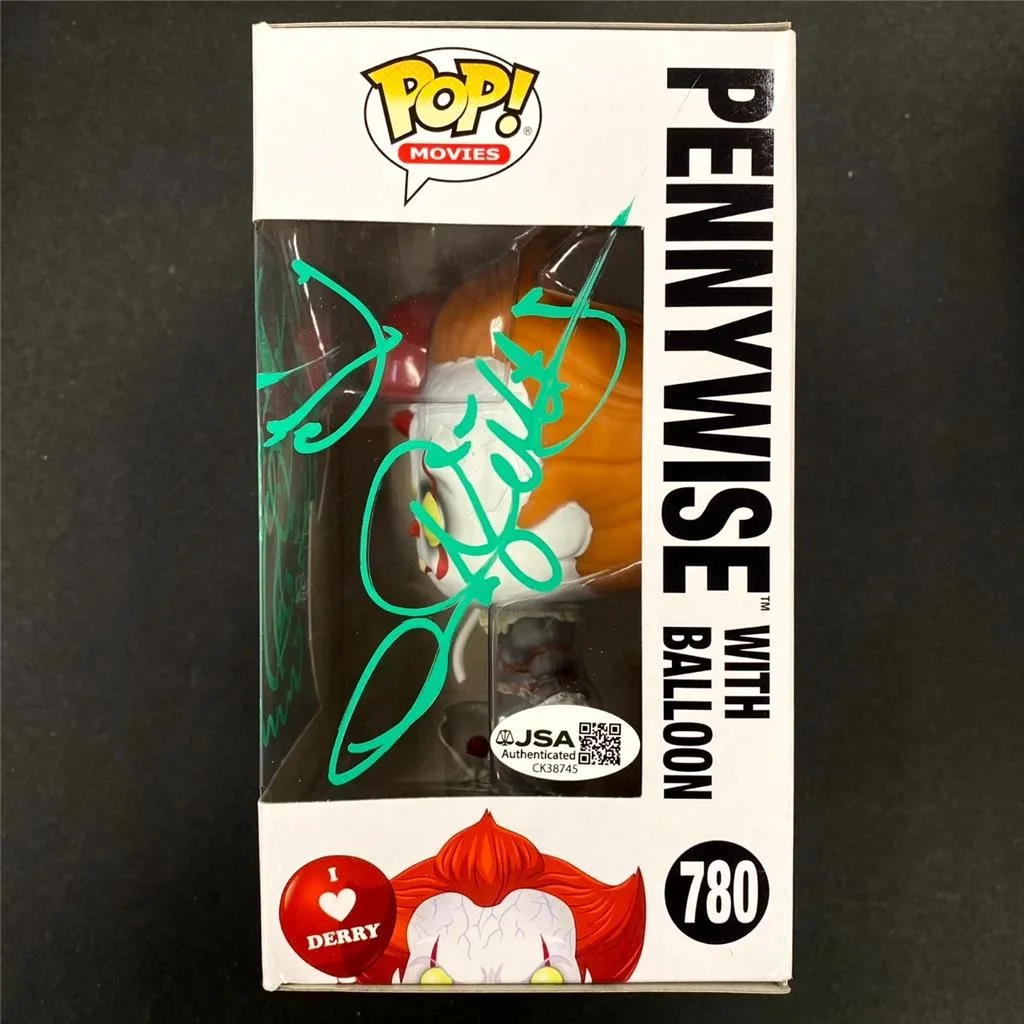 Andy Muschietti signed Pennywise Sketch Funko Pop! 790 autograph ~ JSA, изображение 3