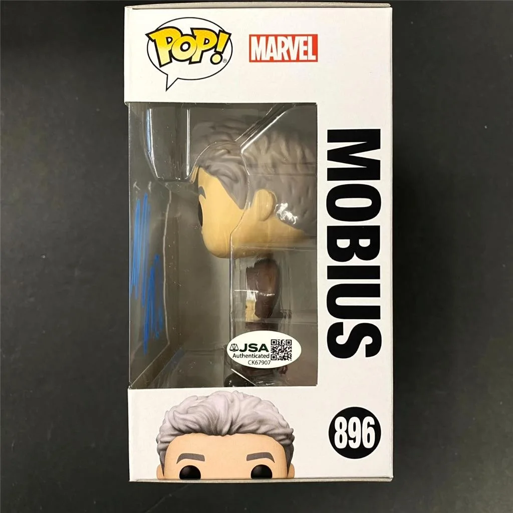 Owen Wilson signed Marvel Loki Mobius Funko Pop! 896 figure autograph (A) ~ JSA, image 3