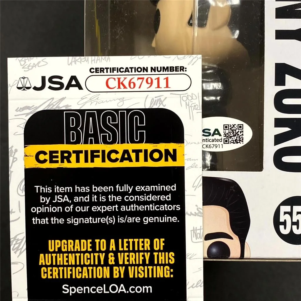 John Travolta signed Grease Danny Zuko Funko Pop! 553 autograph (A) ~ JSA, изображение 5