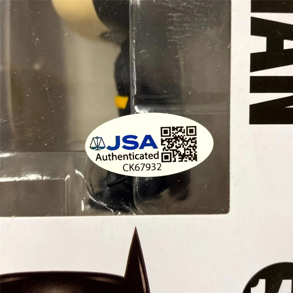 Christian Bale signed Batman Funko Pop! Figure 144 autograph ~ JSA, изображение 4