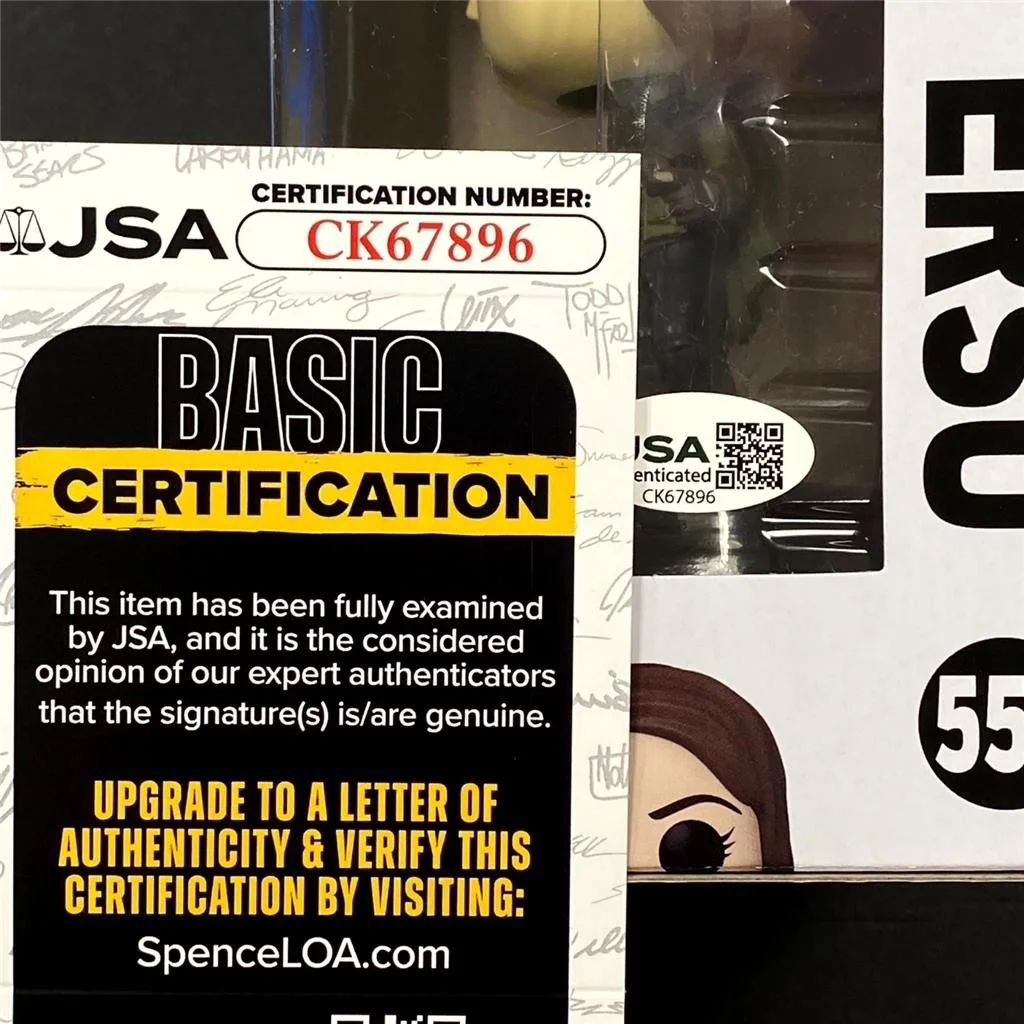 Felicity Jones signed Jyn Erso Funko Pop! 555 Star Wars autograph (A) ~ JSA, изображение 5
