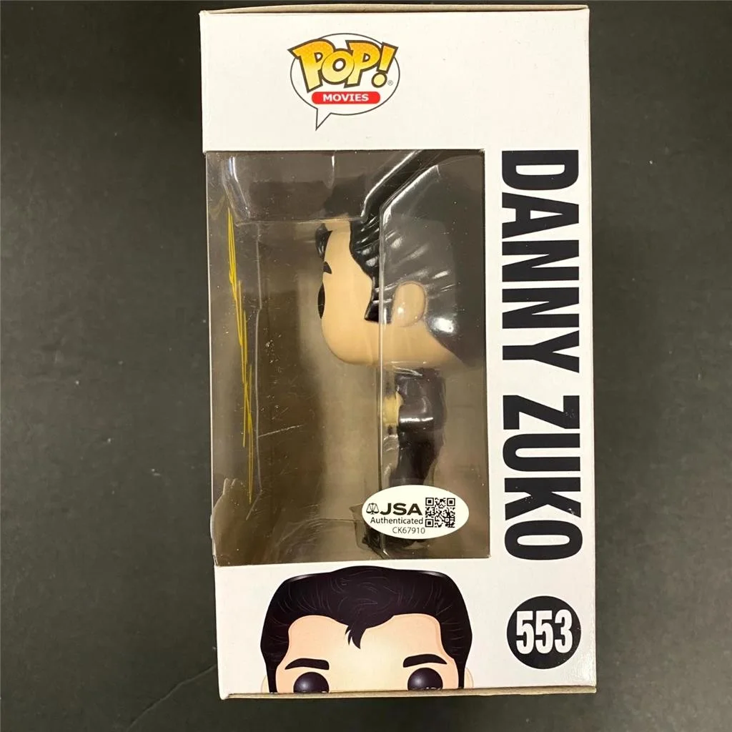 John Travolta signed Grease Danny Zuko Funko Pop! 553 autograph (B) ~ JSA, image 3