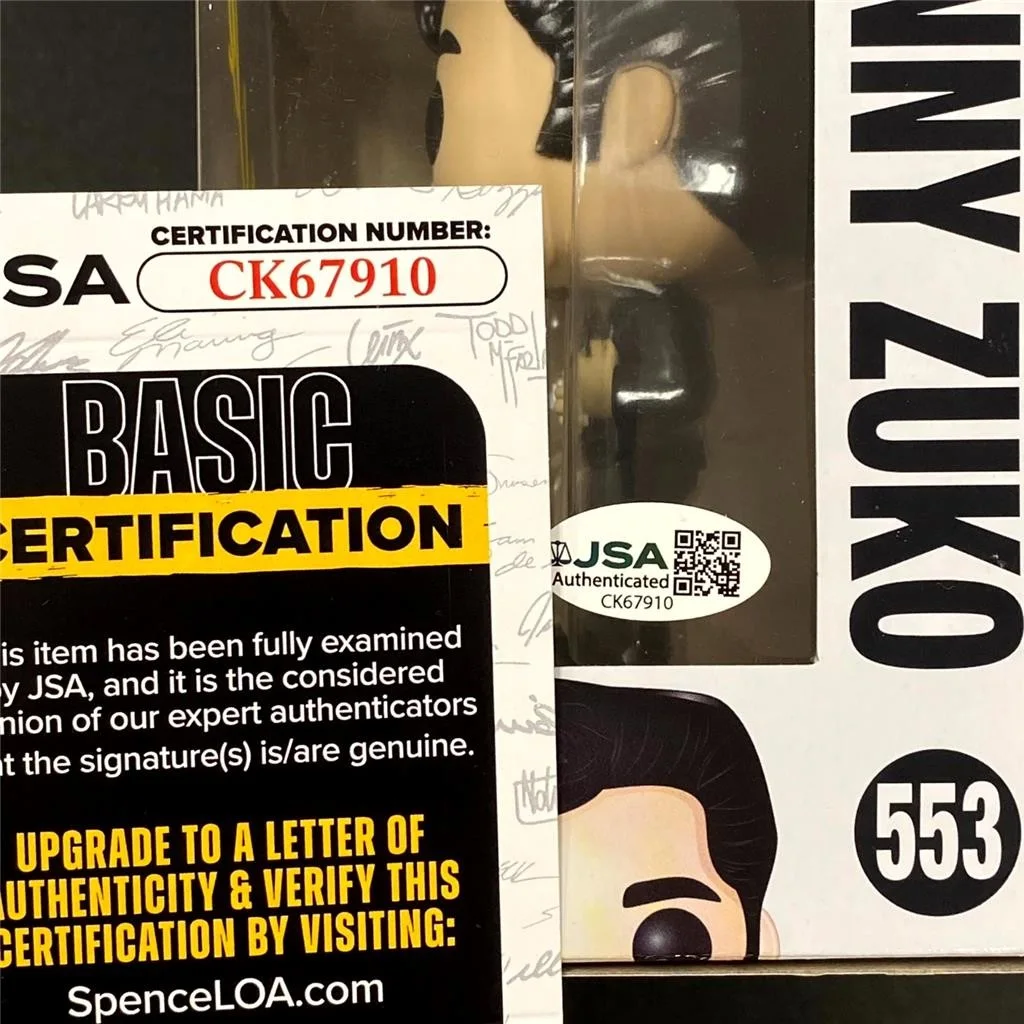 John Travolta signed Grease Danny Zuko Funko Pop! 553 autograph (B) ~ JSA, image 5