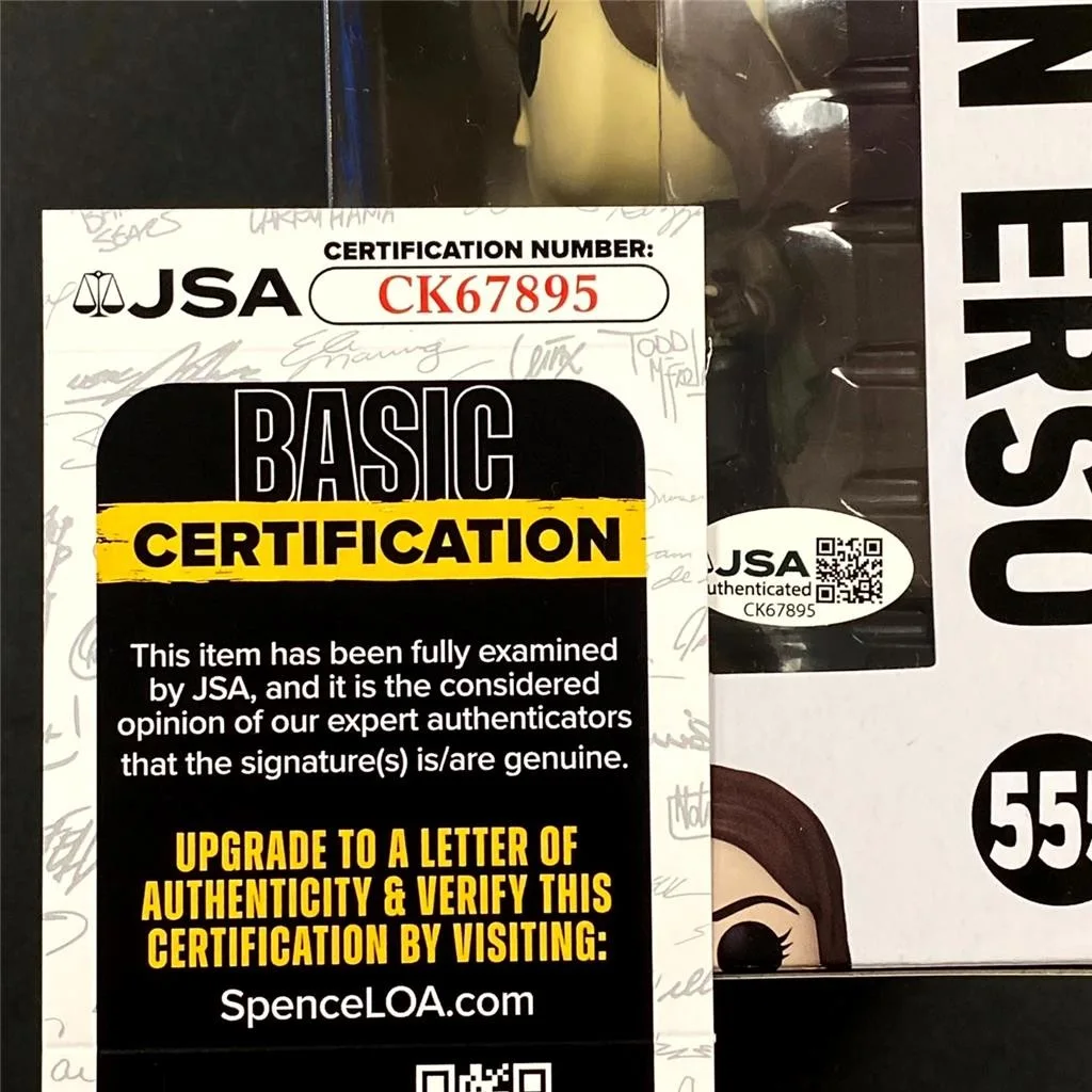 Felicity Jones signed Jyn Erso Funko Pop! 555 Star Wars autograph (B) ~ JSA, изображение 5