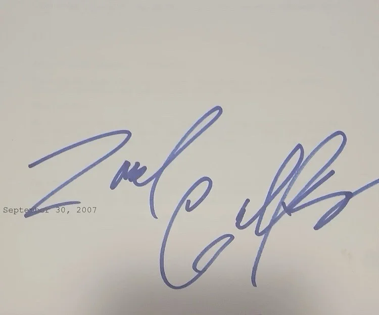 The Hangover Script Signed Bradley Cooper & Zach Galifianakis, image 3