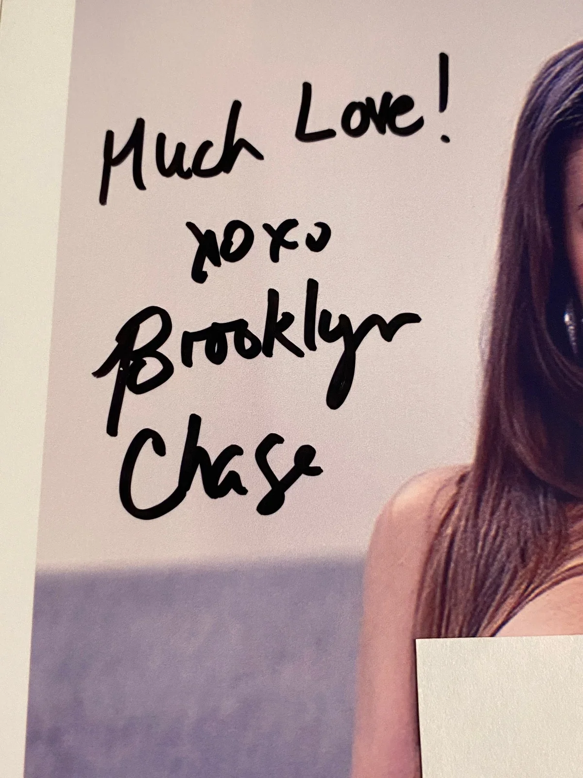 Brooklyn Chase — Brooklyn Chase Signed Photo Auto, image 2